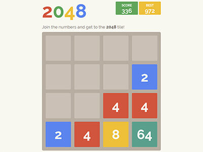 Jogo Google 2048