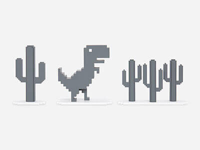 Jogo do Dinossauro do Google Chrome
